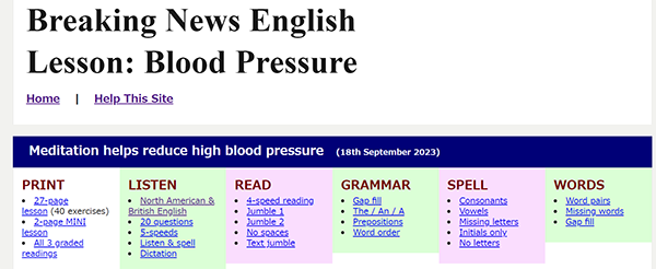 Breaking News English